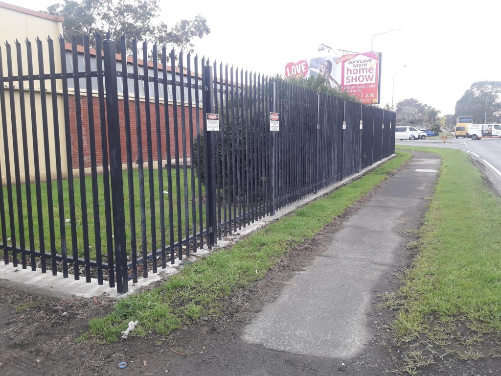 Security fencing installed at a North Power network site